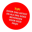 TIP! DOOR ONS GETEST EN ALS ERG GOED BEVONDEN  VOOR DEZE  PRIJS!